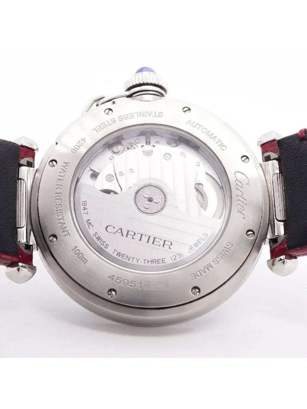 Cartier Pasha Silver Dial Watch